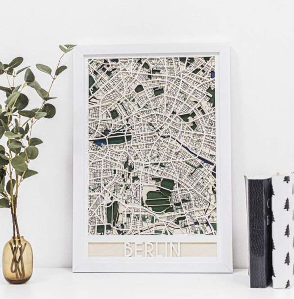 3D Holzkarte Berlin