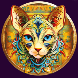 Puzzle Katze ‚Königin von Ägypten‘